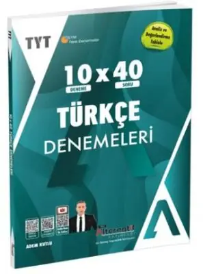 TYT 10x40 Türkçe Denemeleri kapağı